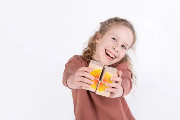 wooden blocks present natural colours