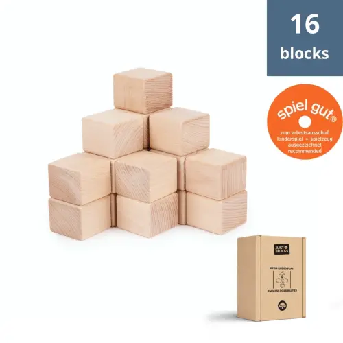 Wooden blocks for stacking