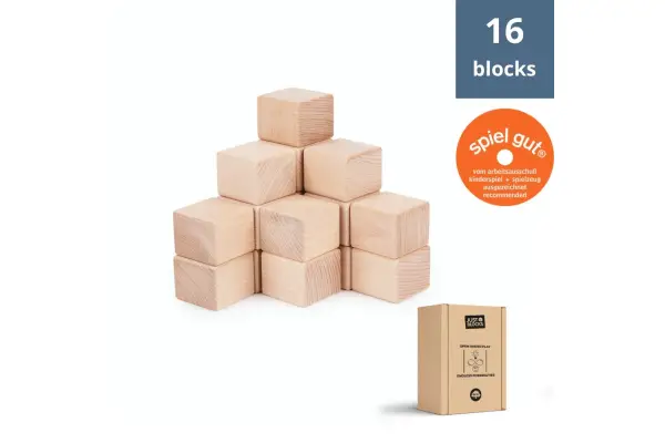 Wooden blocks for stacking