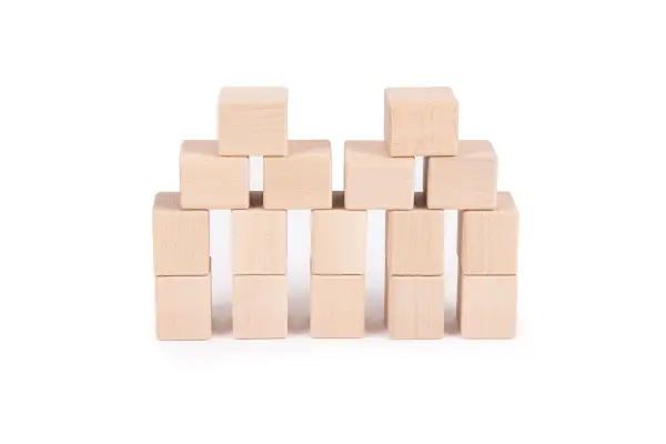 Wooden blocks for stacking for gift