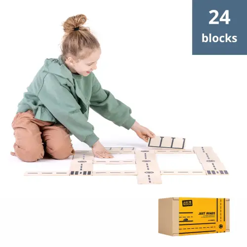 set of road pieces for kids (Just Roads)