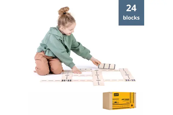 set of road pieces for kids (Just Roads)