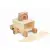 Construction of wooden blocks from Smart Lines playset.